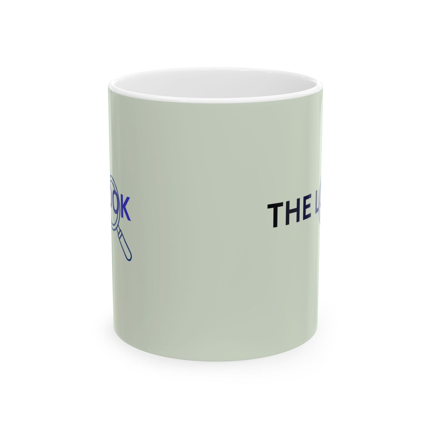 "The Look" Minimalist Coffee Cup with Sleek Line Art (11oz, 15oz)