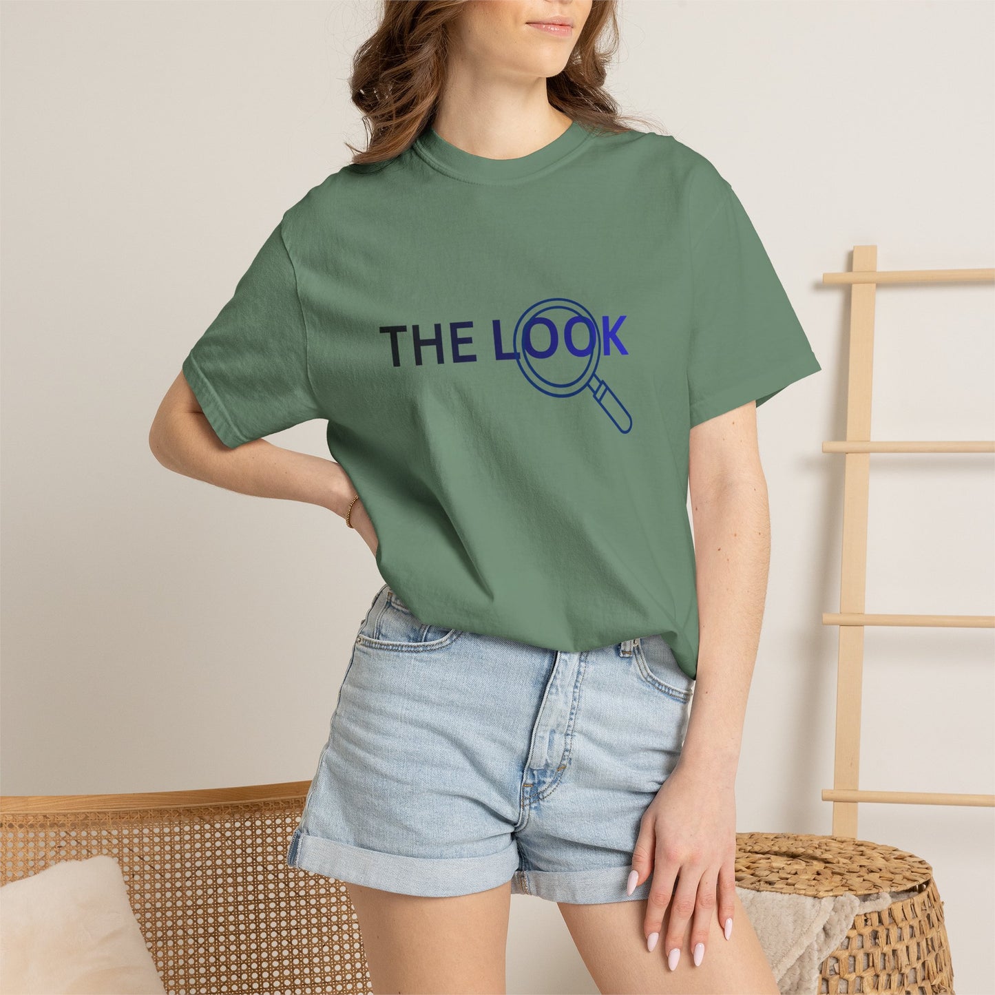 The Look Minimal Magnifying Glass Graphic Tee