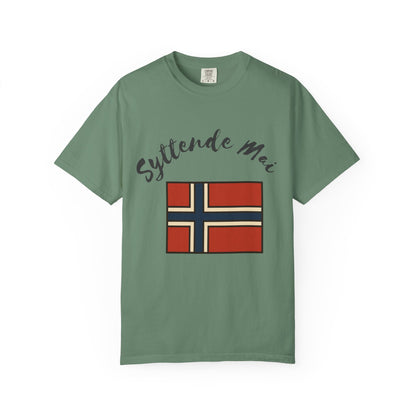 Norwegian Flag T-Shirt Syttende Mai Celebration Tee