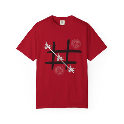 Tic Tac Doves Graphic T-Shirt Peace Wins