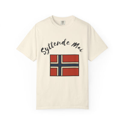 Norwegian Flag T-Shirt Syttende Mai Celebration Tee
