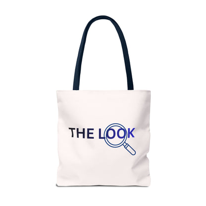 The Look Tote Magnifying Glass Logo Canvas Bag