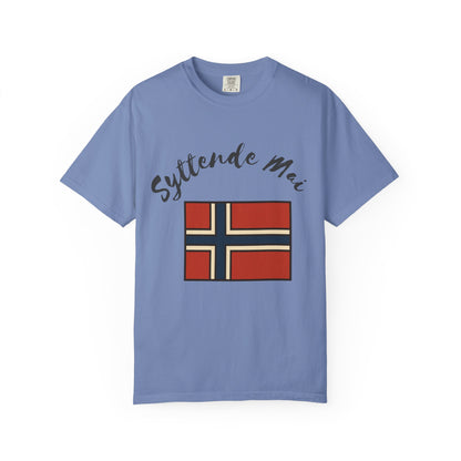 Norwegian Flag T-Shirt Syttende Mai Celebration Tee