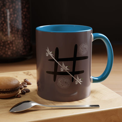Peace Wins Ceramic Coffee Cup Peace/War design (11/15oz)