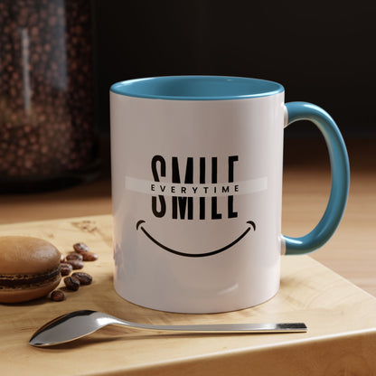 Smile Everytime Accent Coffee Mug
