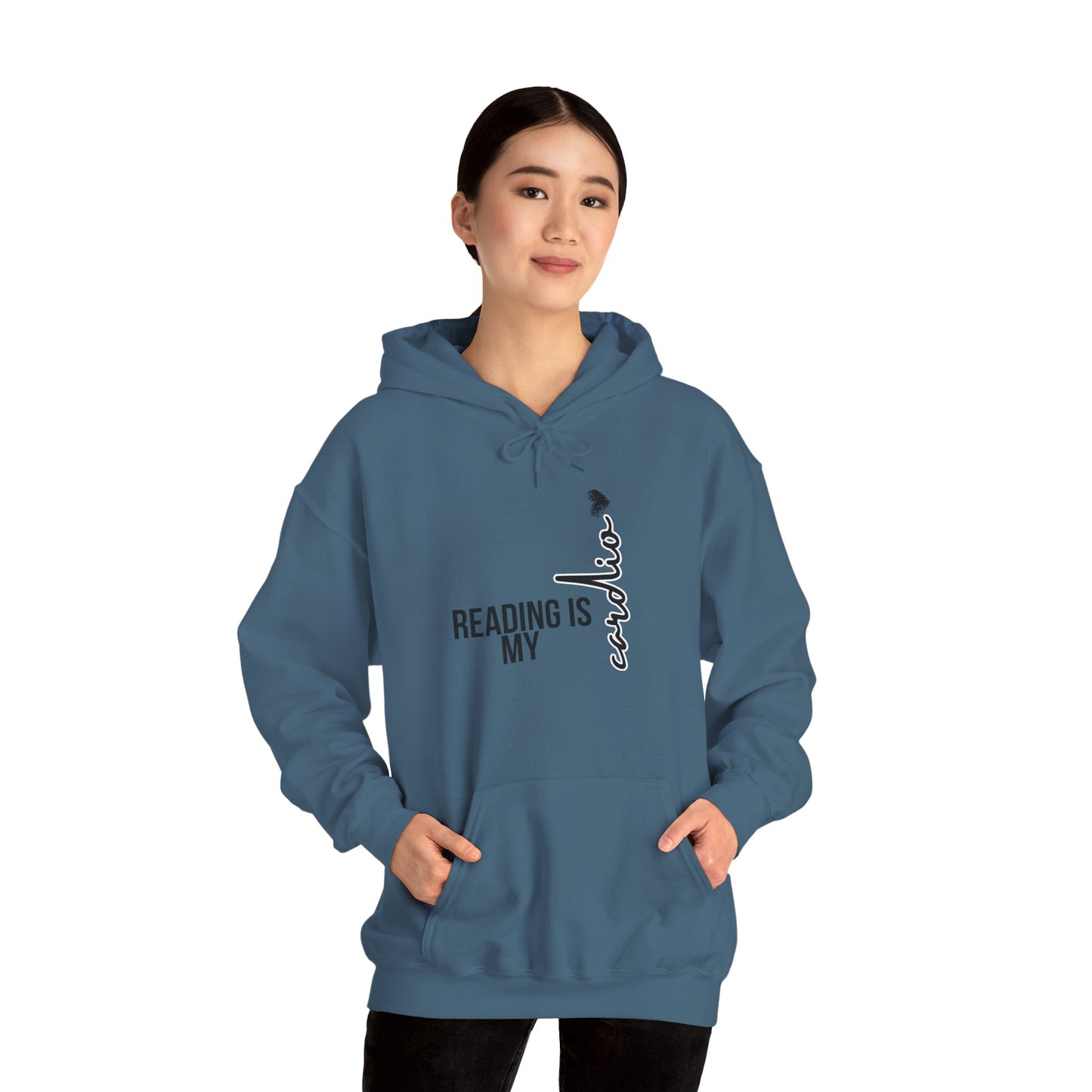 Reading is my Cardio Hooded Sweatshirt