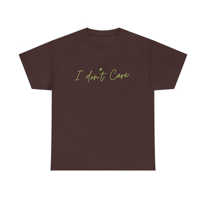 I don't Care Unisex Heavy Cotton Tee