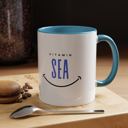 Vitamin Sea Accent Coffee Mug (11, 15oz)