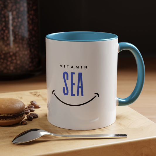 Vitamin Sea Accent Coffee Mug (11, 15oz)