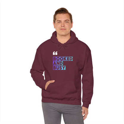 "Booked and Busy" Graphic Pullover for Readers & Creatives