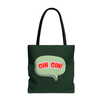 Cin Cin! Speech Bubble Cotton Tote Bag
