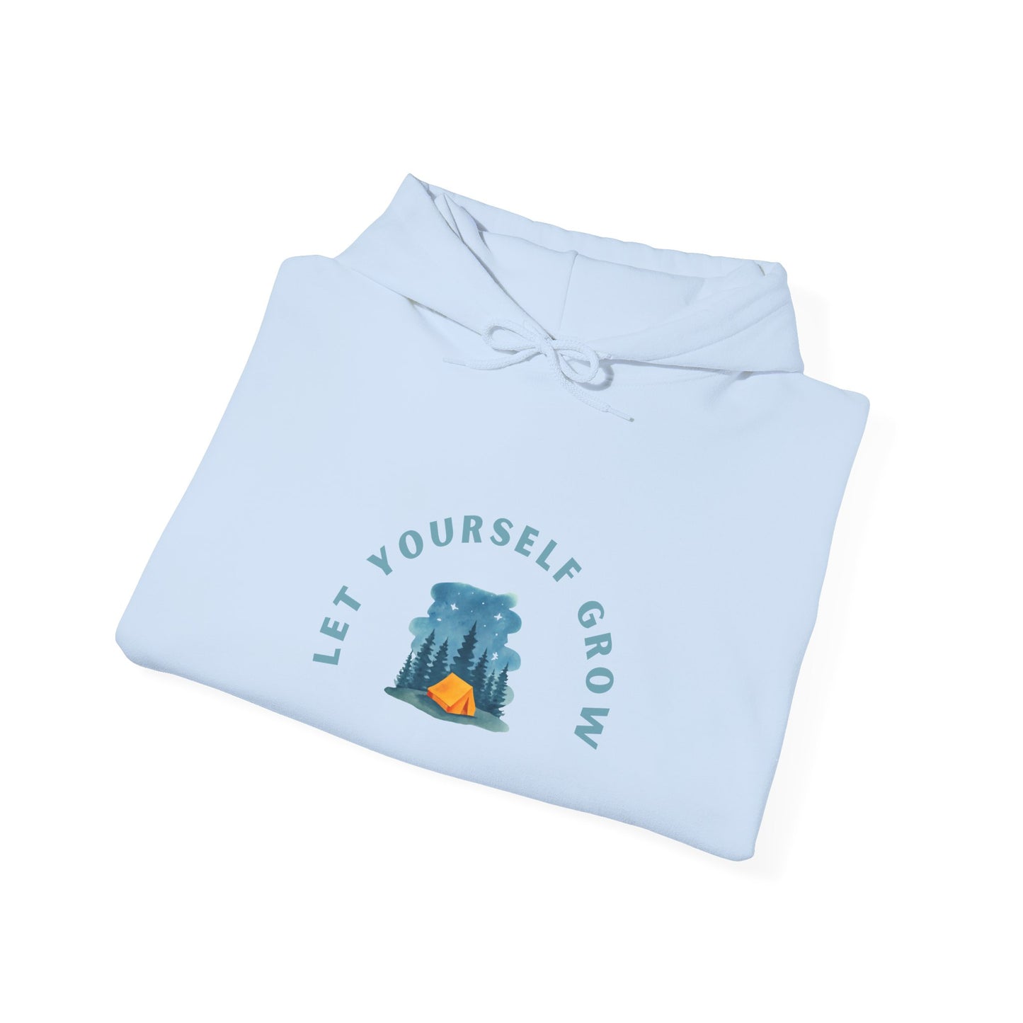 Let Yourself Grow Hoodie — Botanical Plant Graphic Hooded Sweatshirt