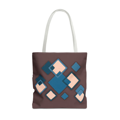 Geometric Diamond Pattern Tote Bag