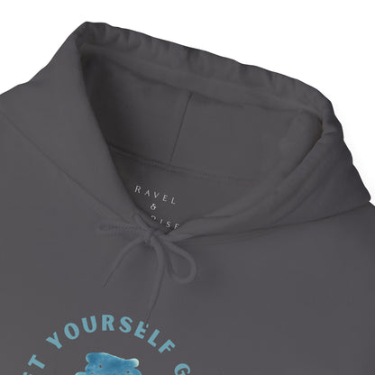 Hoodie — "Let Yourself Grow" Nature-Inspired Motivational Hoodie