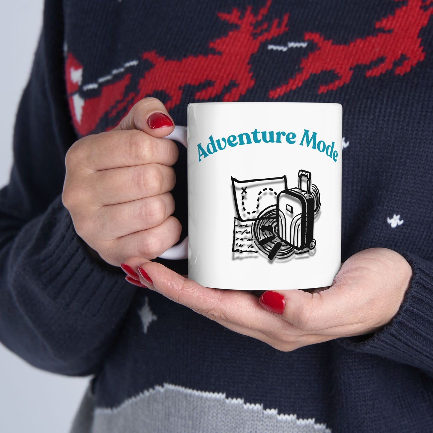 Adventure Mode Blue - Coffee Cup (11oz/15oz)