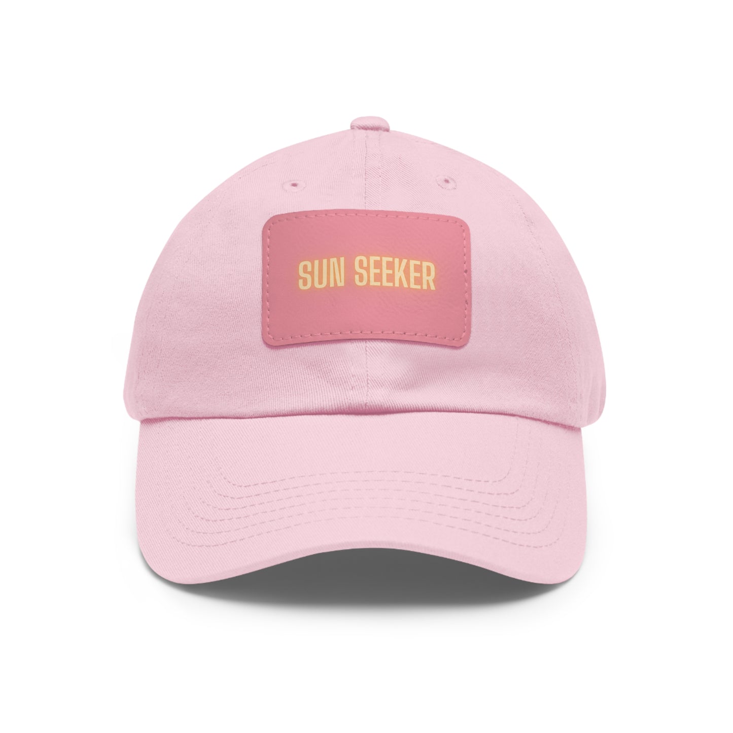 Sun Seeker Leather Patch Dad Hat