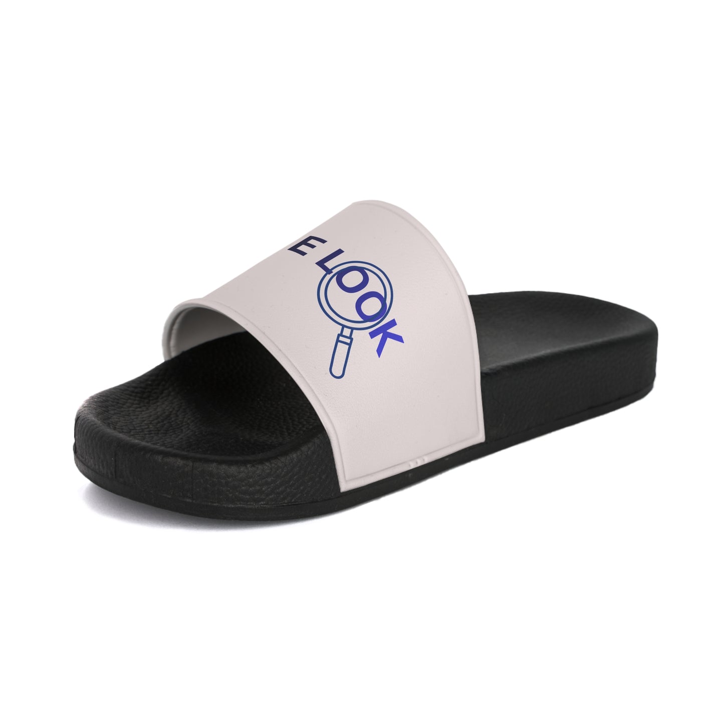 Slide Sandals — "THE LOOK" Logo Pool Slides for Women