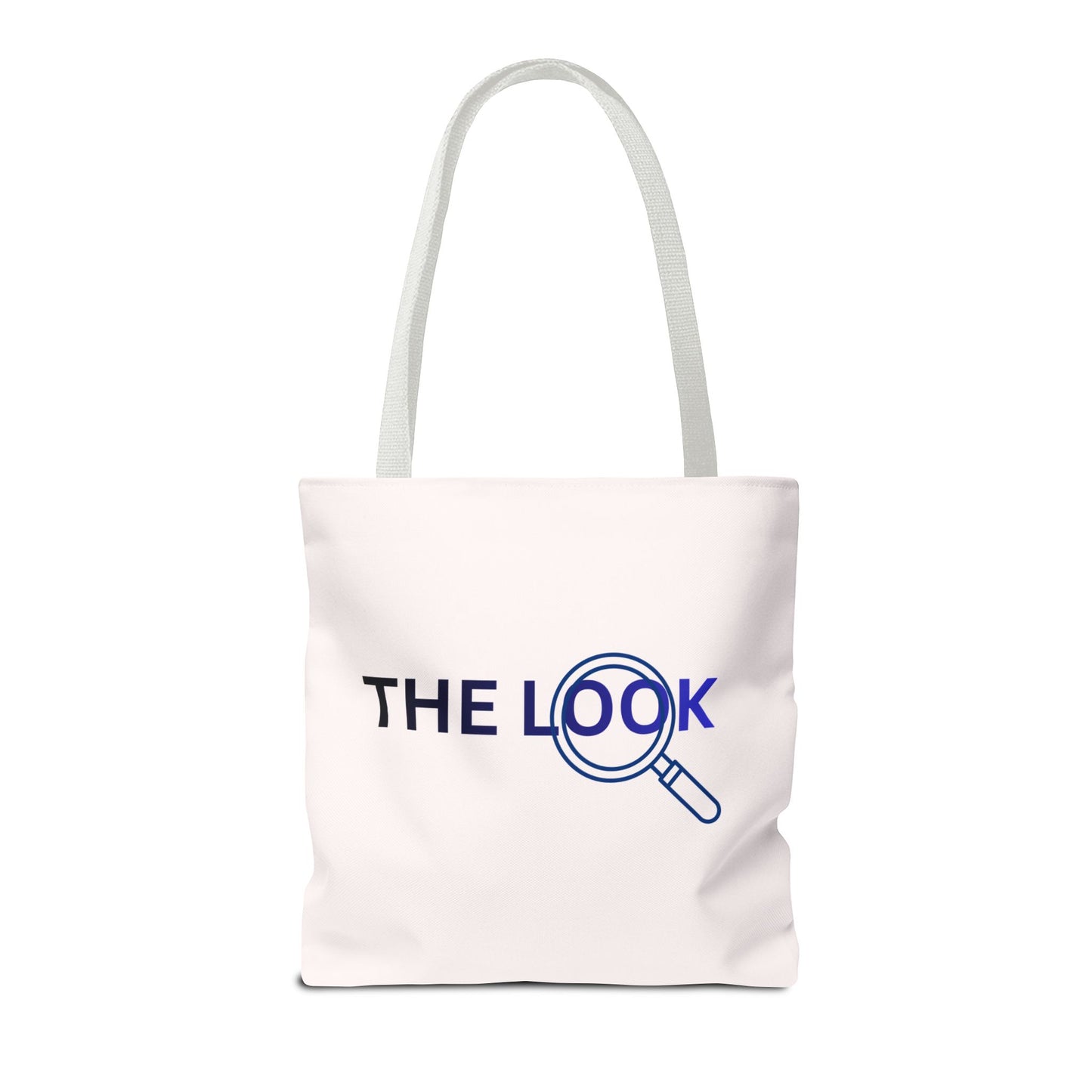 The Look Tote Magnifying Glass Logo Canvas Bag