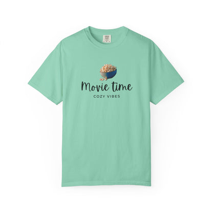 Movie Time T-Shirt – Cozy Vibes Popcorn Graphic Tee