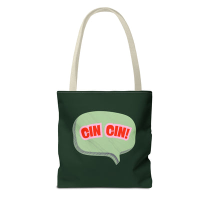 Cin Cin! Speech Bubble Cotton Tote Bag