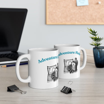 Adventure Mode Blue - Coffee Cup (11oz/15oz)