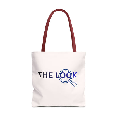 The Look Tote Magnifying Glass Logo Canvas Bag