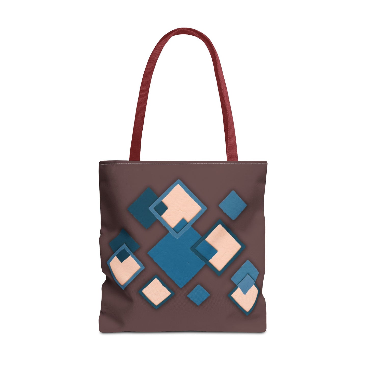 Geometric Diamond Pattern Tote Bag