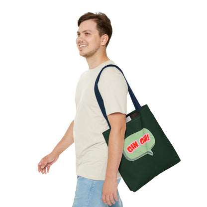 Cin Cin! Speech Bubble Cotton Tote Bag