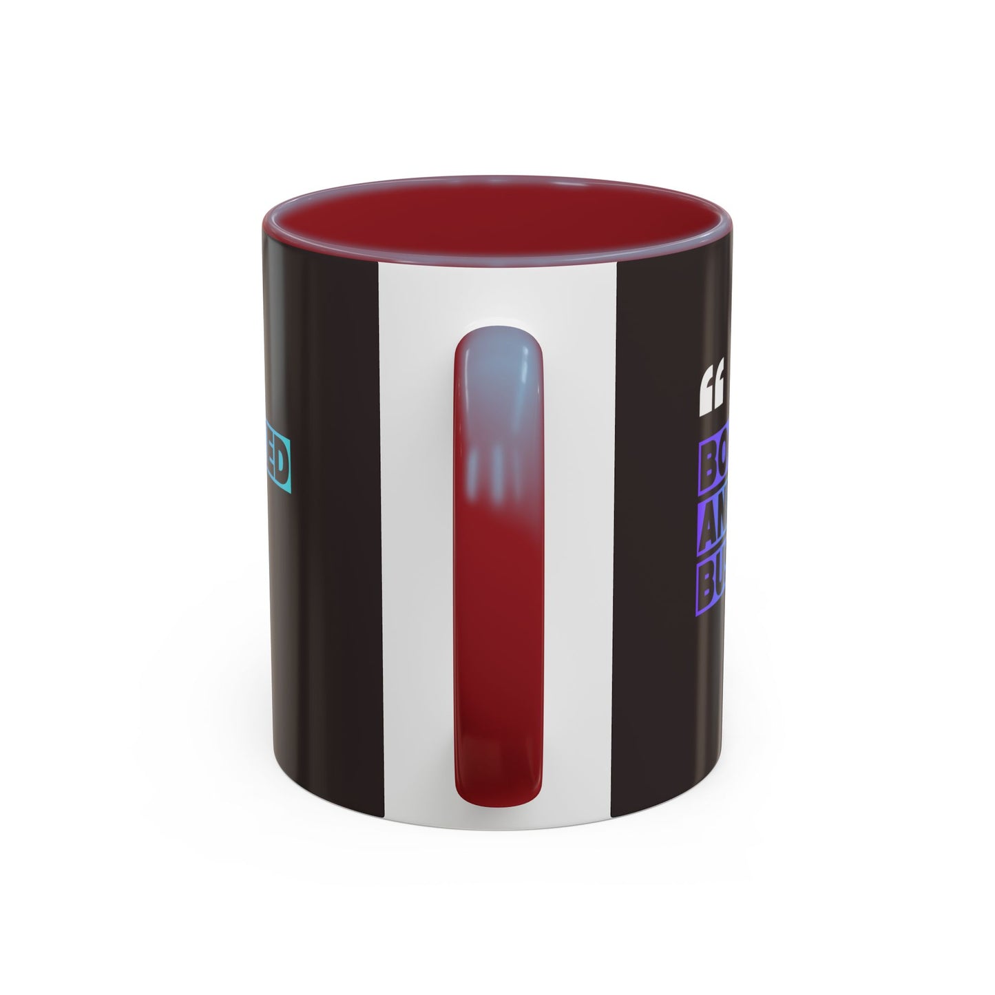 Booked and Busy Accent Coffee Mug — 11/15oz