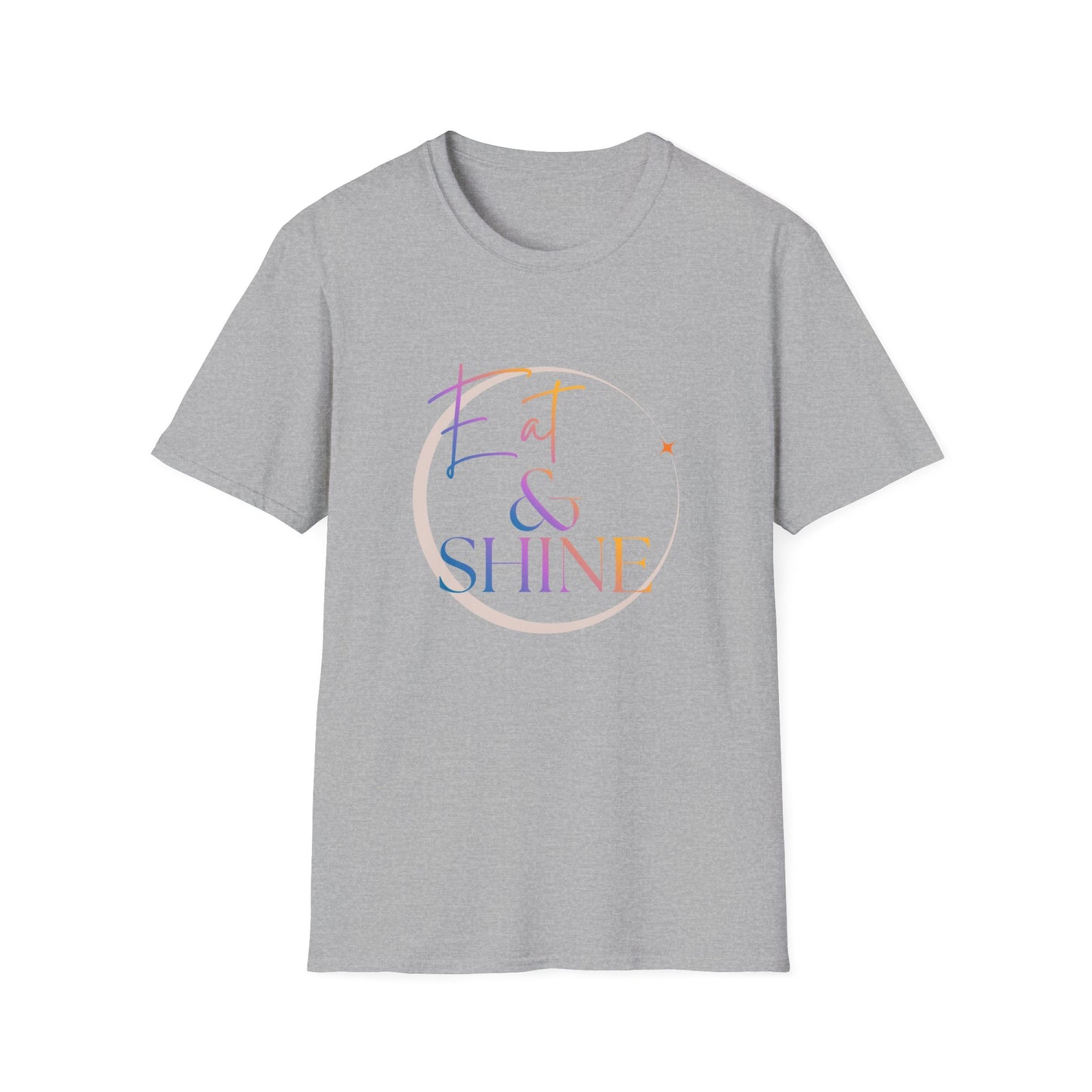 Eat & Shine Pastel Sunrise Inspirational Tee