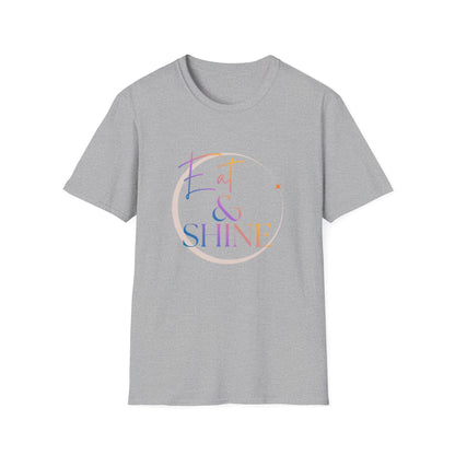 Eat & Shine Pastel Sunrise Inspirational Tee