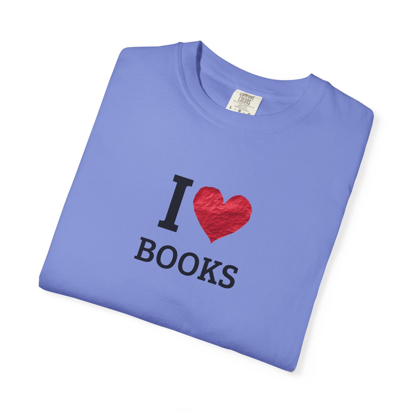 I Love Books T-Shirt — Vintage Love Books Tee for Readers & Book Lovers