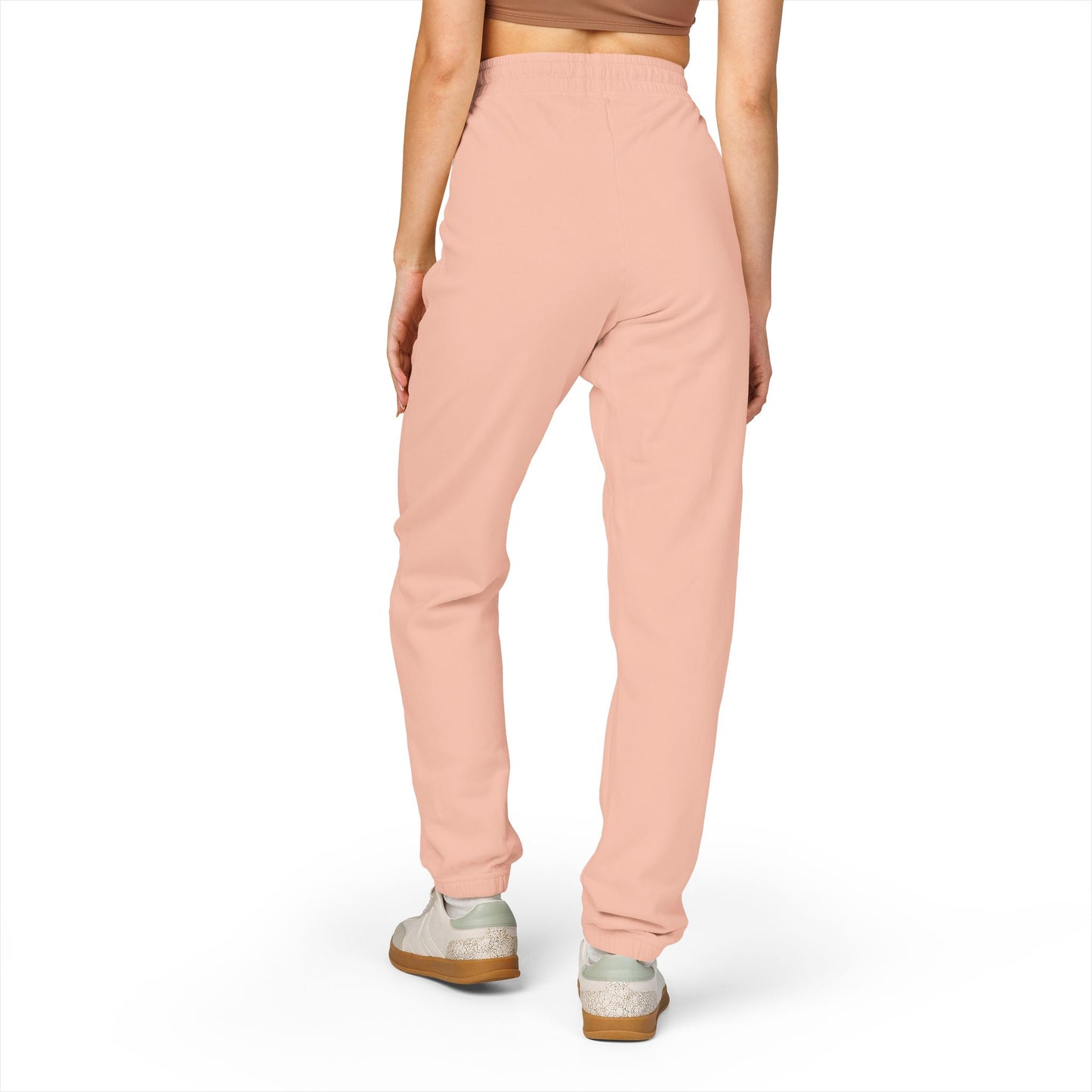 Cream 'Good Intentions' Fleece Sweatpants — Cozy Garment-Dyed Lounge Joggers
