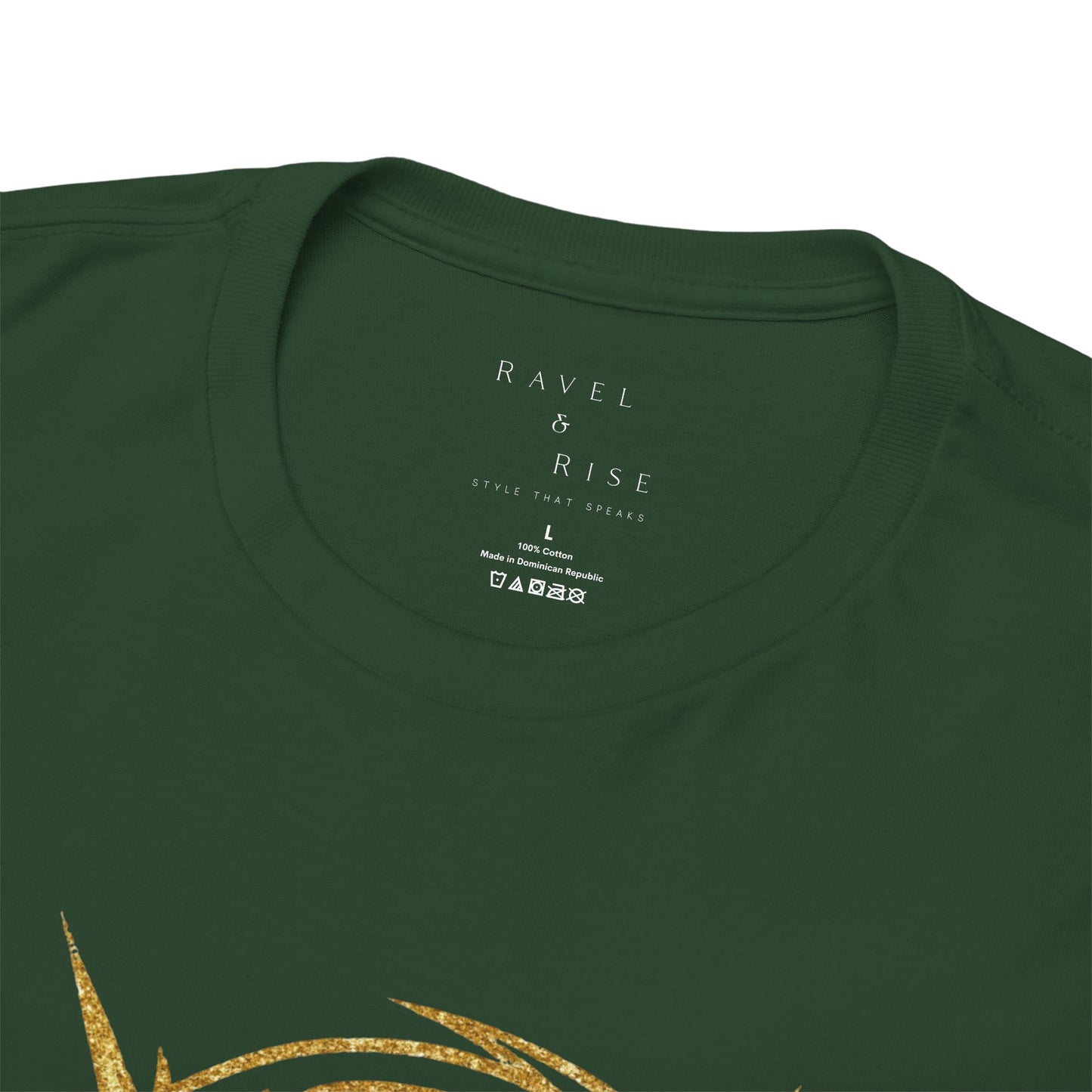 'Tornado Energy' Gold Storm Logo Graphic Tee