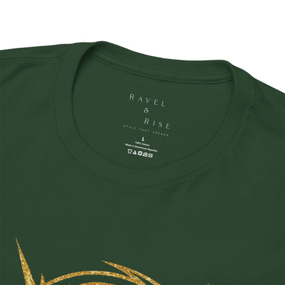 'Tornado Energy' Gold Storm Logo Graphic Tee