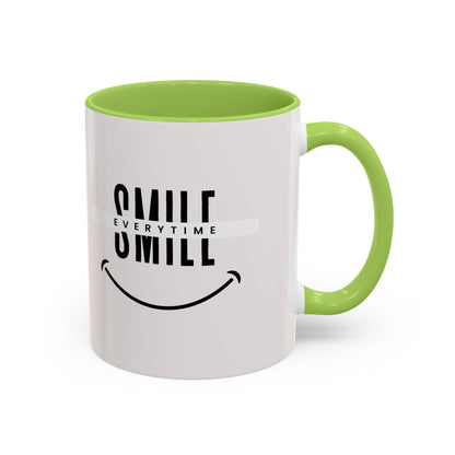 Smile Everytime Accent Coffee Mug
