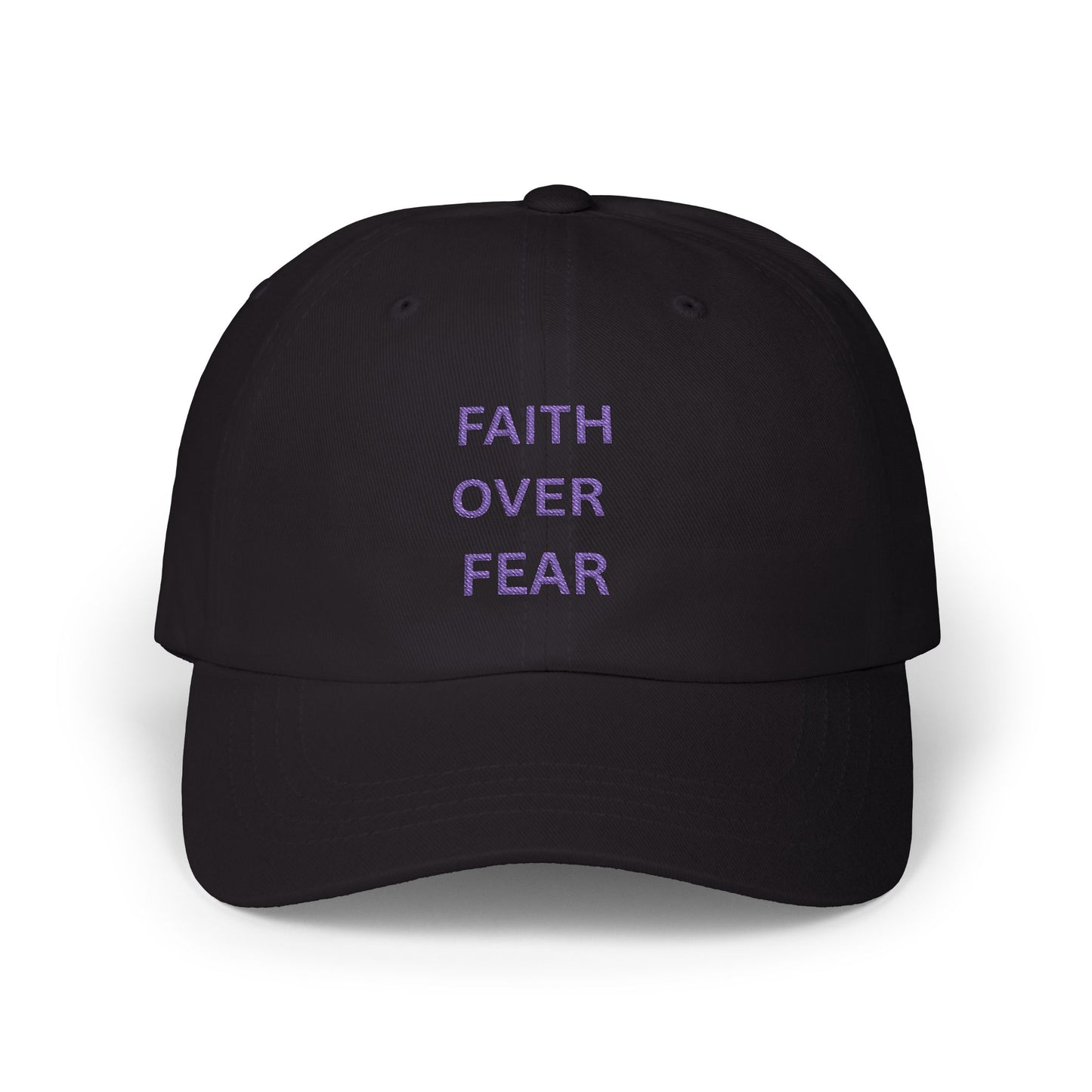 Faith Over Fear Embroidered Baseball Hat