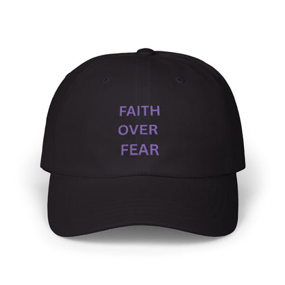 Faith Over Fear Embroidered Baseball Hat