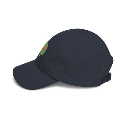 "Cin Cin" Green Speech Bubble Embroidered Patch Hat