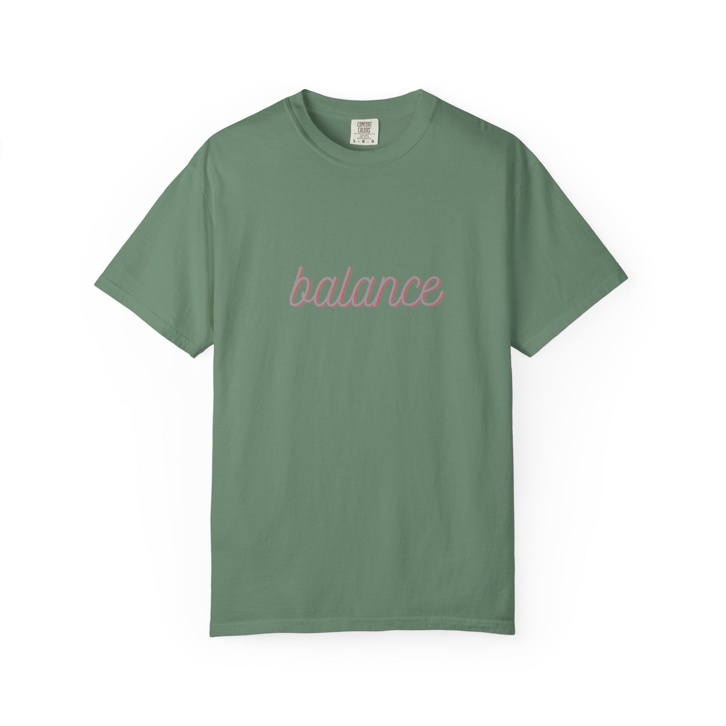 Balance Tee — Minimalist Inspirational  T-Shirt  'balance' Text