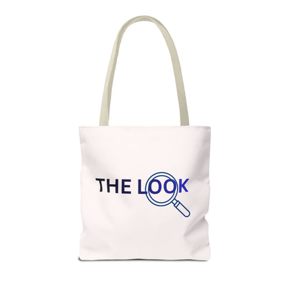 The Look Tote Magnifying Glass Logo Canvas Bag