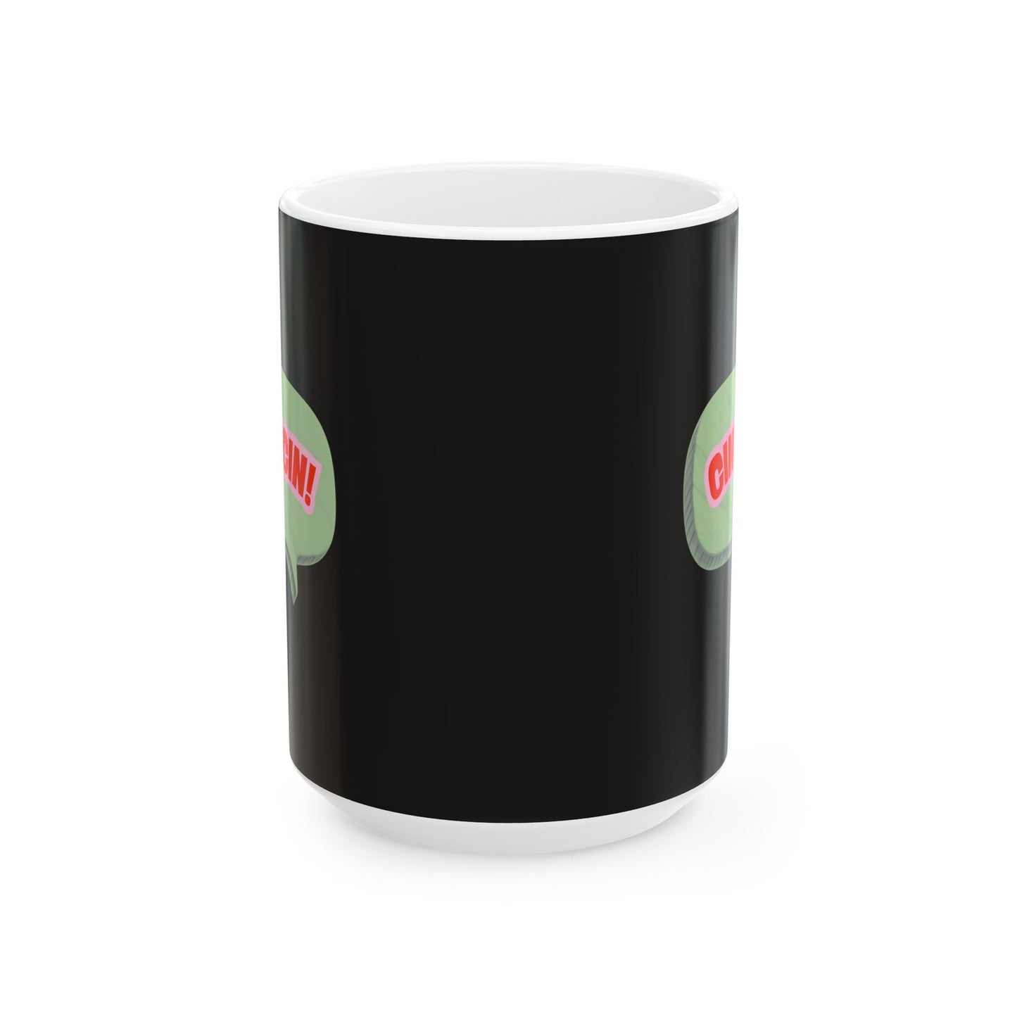 Cin Cin! Retro Bubble Ceramic Mug – 11oz & 15oz