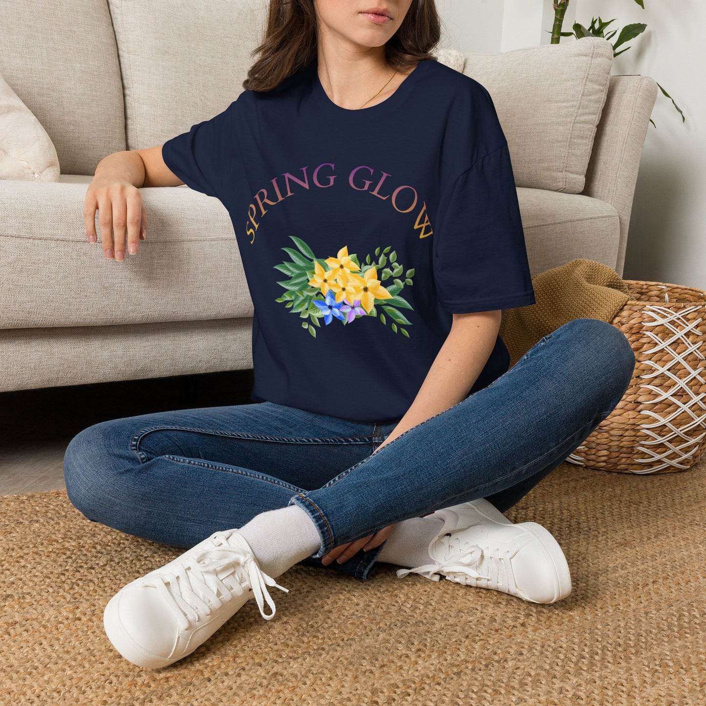 Spring Glow Floral T-Shirt
