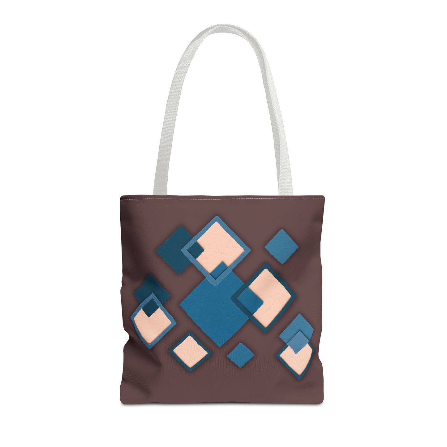 Geometric Diamond Pattern Tote Bag