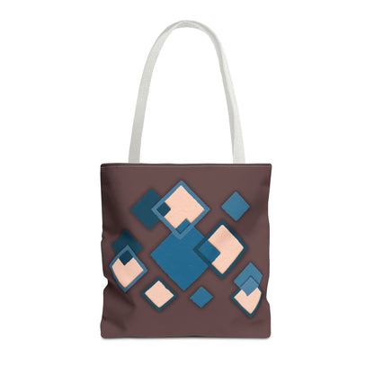 Geometric Diamond Pattern Tote Bag