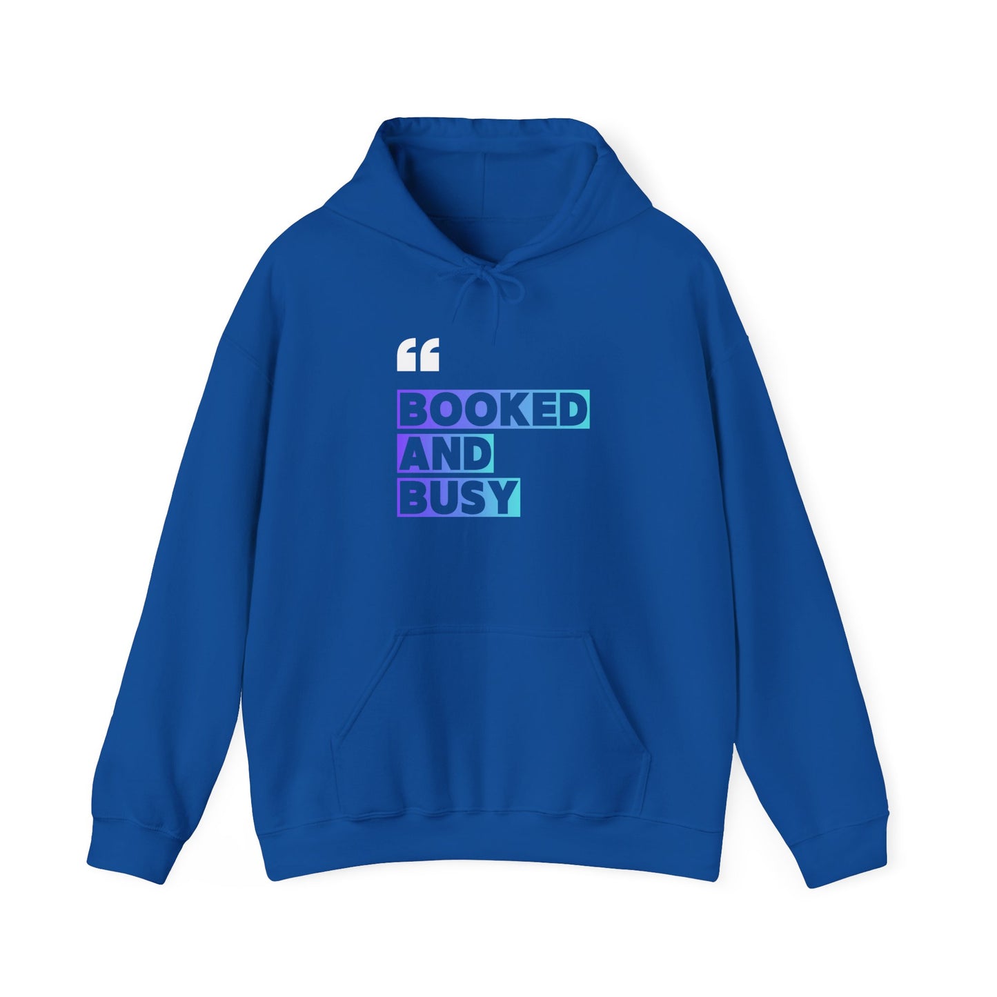 "Booked and Busy" Graphic Pullover for Readers & Creatives