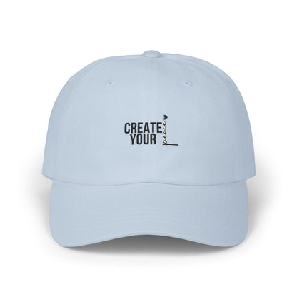 Create Your Peace Cap — Minimalist Embroidered Hat