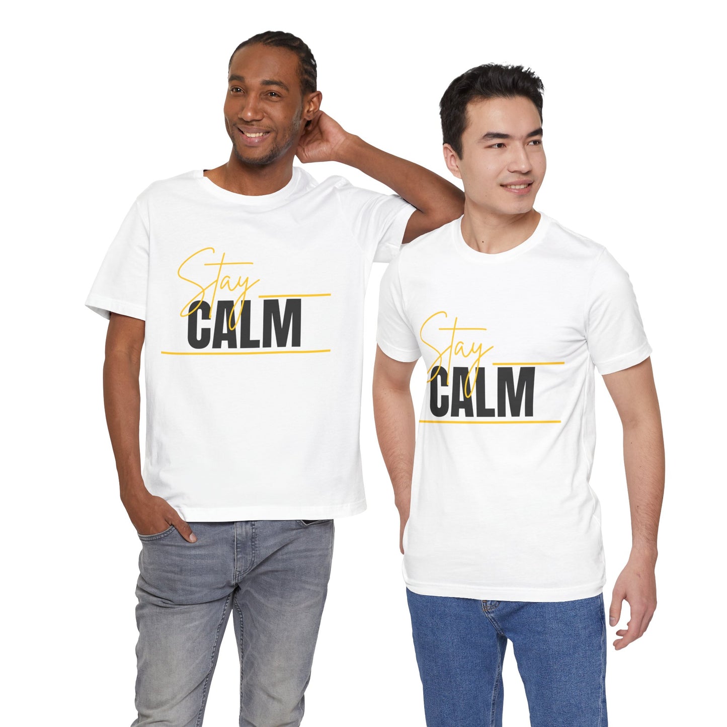 Stay Calm Tee  Minimal Motivational Graphic T-Shirt