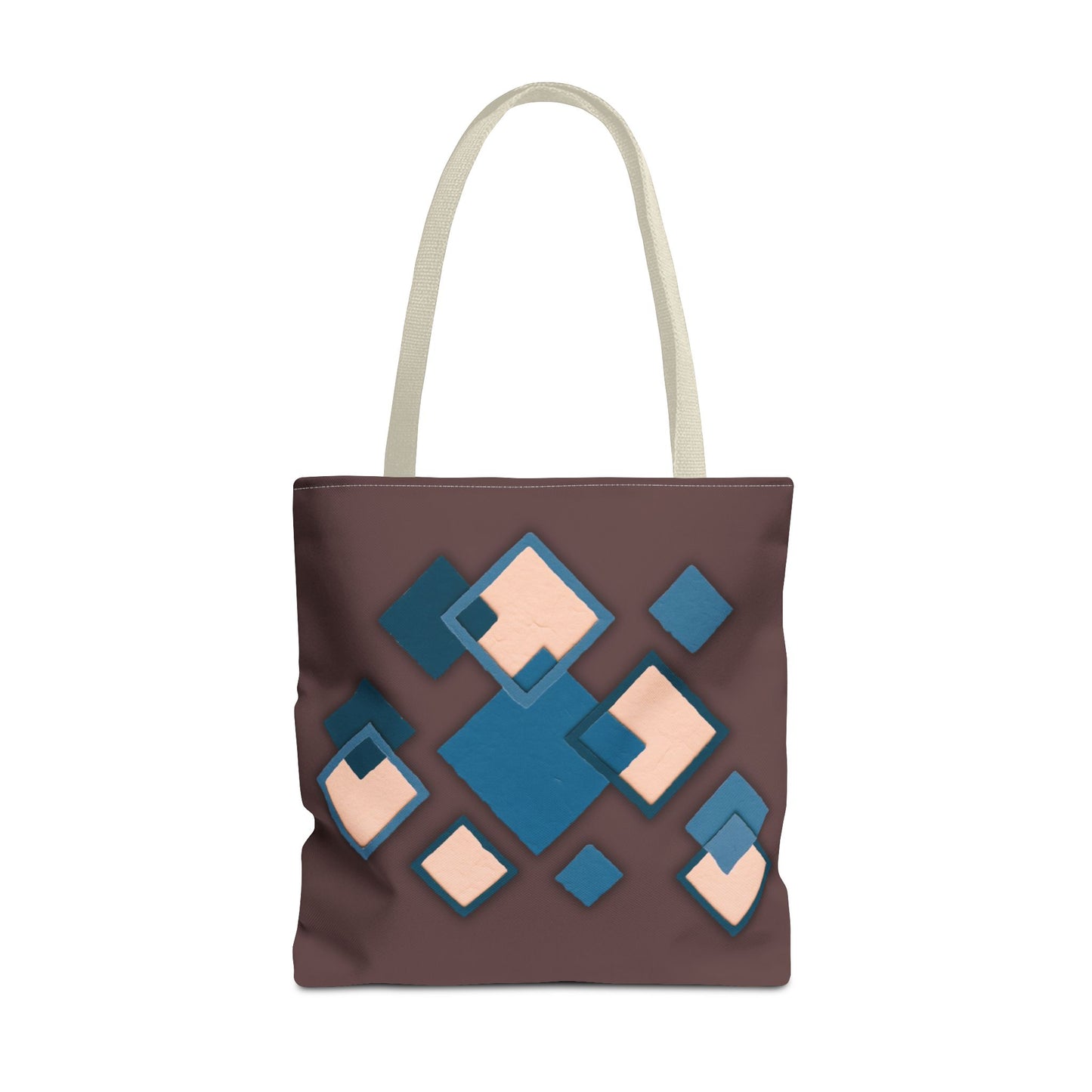 Geometric Diamond Pattern Tote Bag
