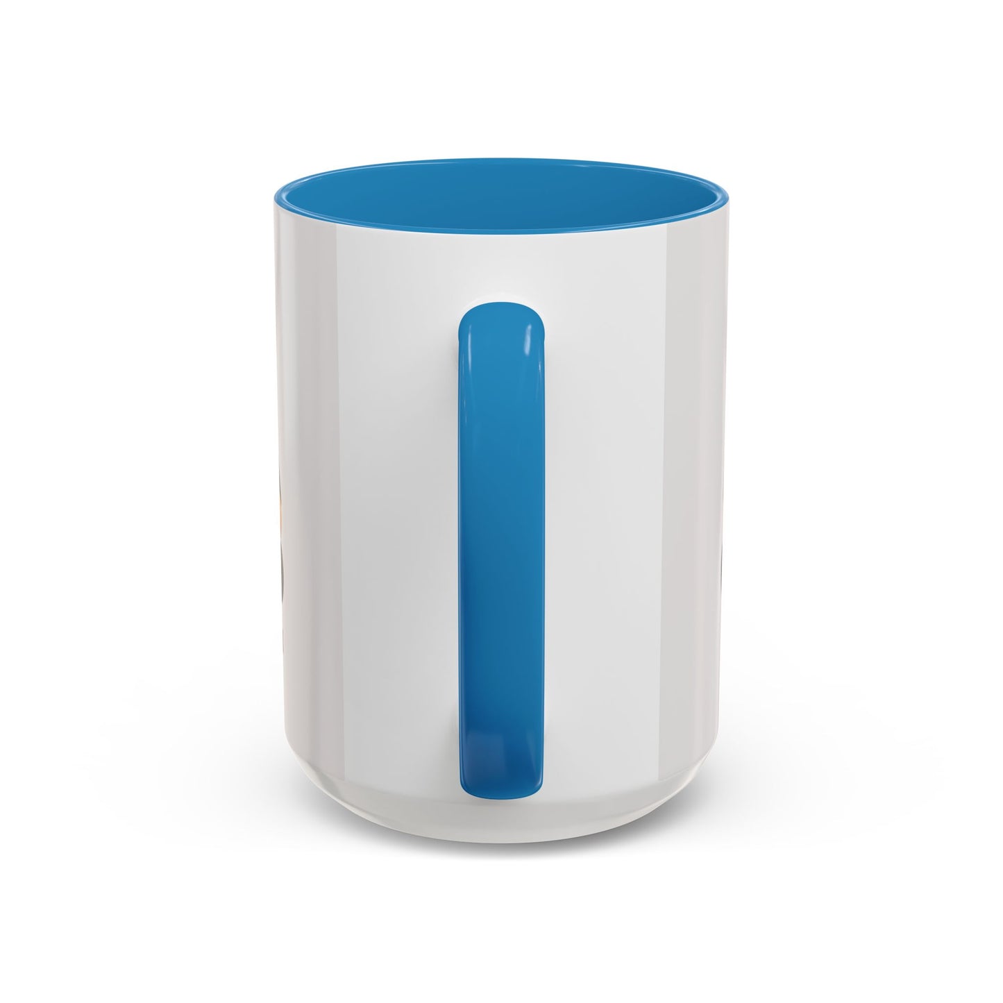 Accent Coffee Mug — 'Start Strong' Motivational Character Coffee Mug